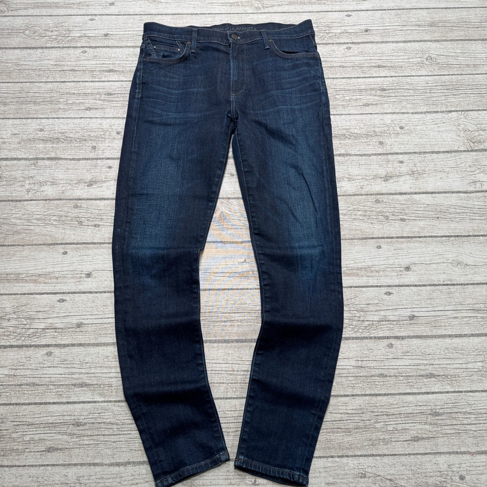 Citizens Of Humanity Jeans Women's 31 Blue Denim High Rise Skinny Slim Dark Wash